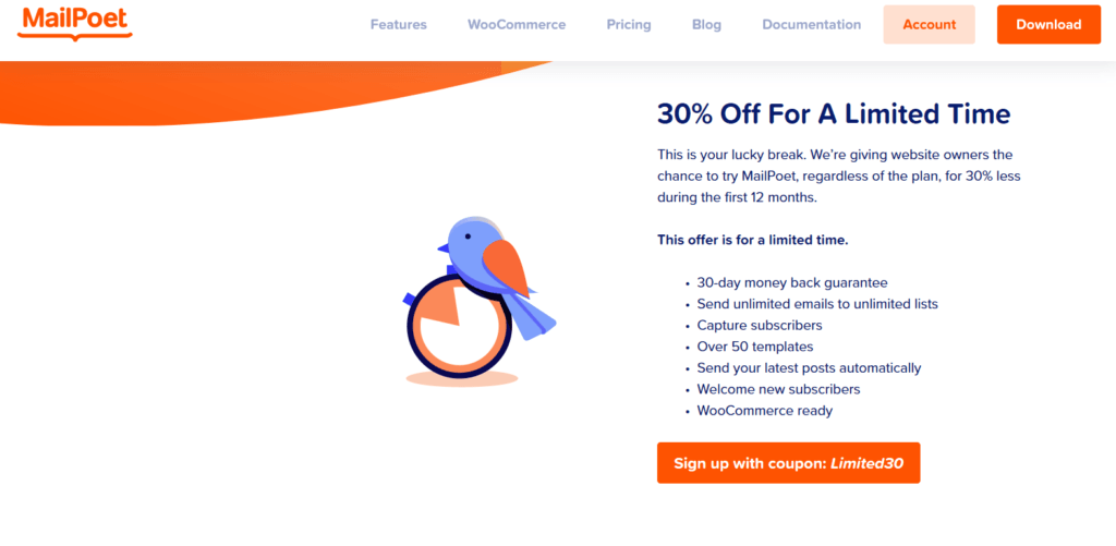What is MailPoet-30% off
